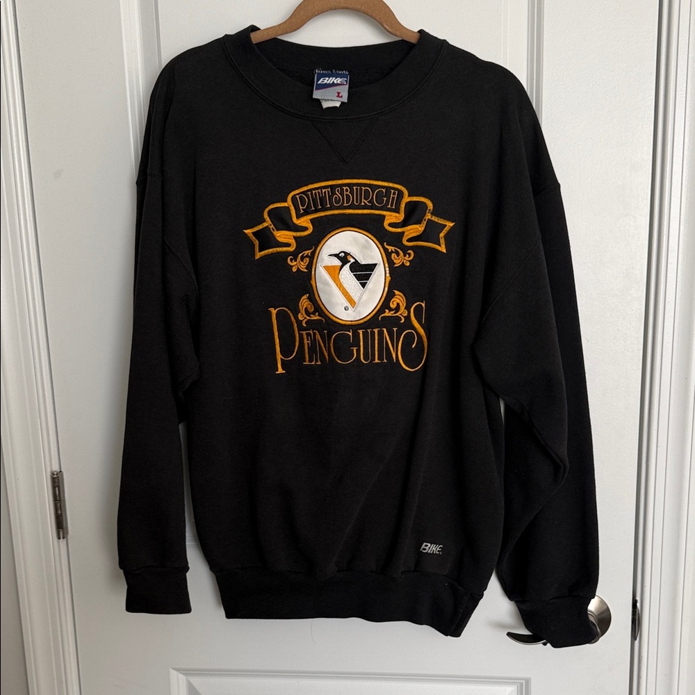 Pittsburgh Penguins Black Crewneck Sweater